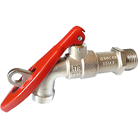 Plain Bibcock w/ Lock 1/2