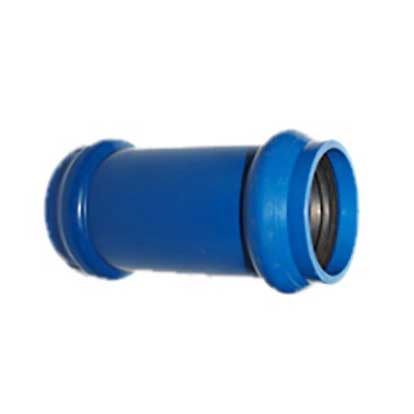 Pressurized Blue PVC Coupling / Double Socket